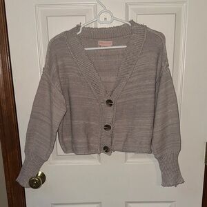 Urban Outfitters Beige Knit Cardigan